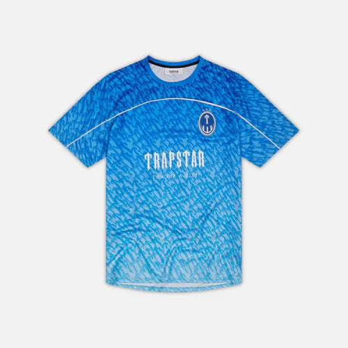 Trapstar T Football Jersey - Blue Gradient