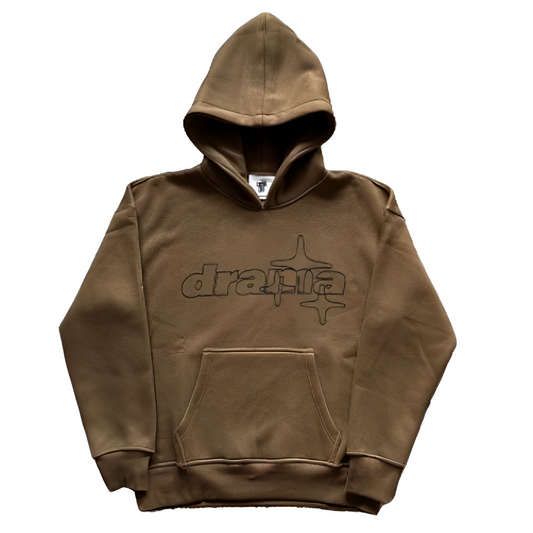 Drama Call Hoodie Brown/Black - STYL VAULT