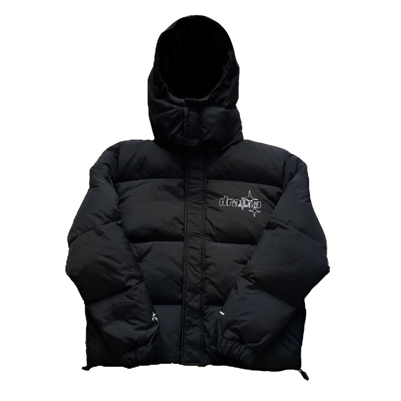 Drama Call Puffah Down Jacket Black/White - STYL VAULT