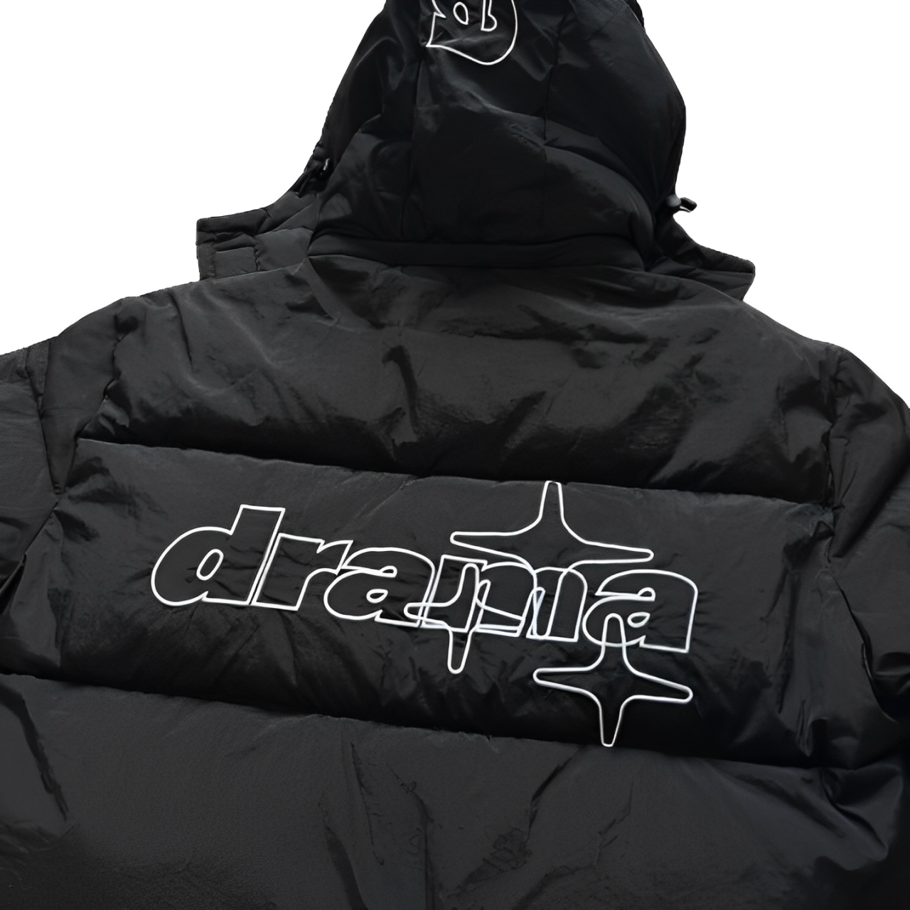 Drama Call Puffah Down Jacket Black/White - STYL VAULT