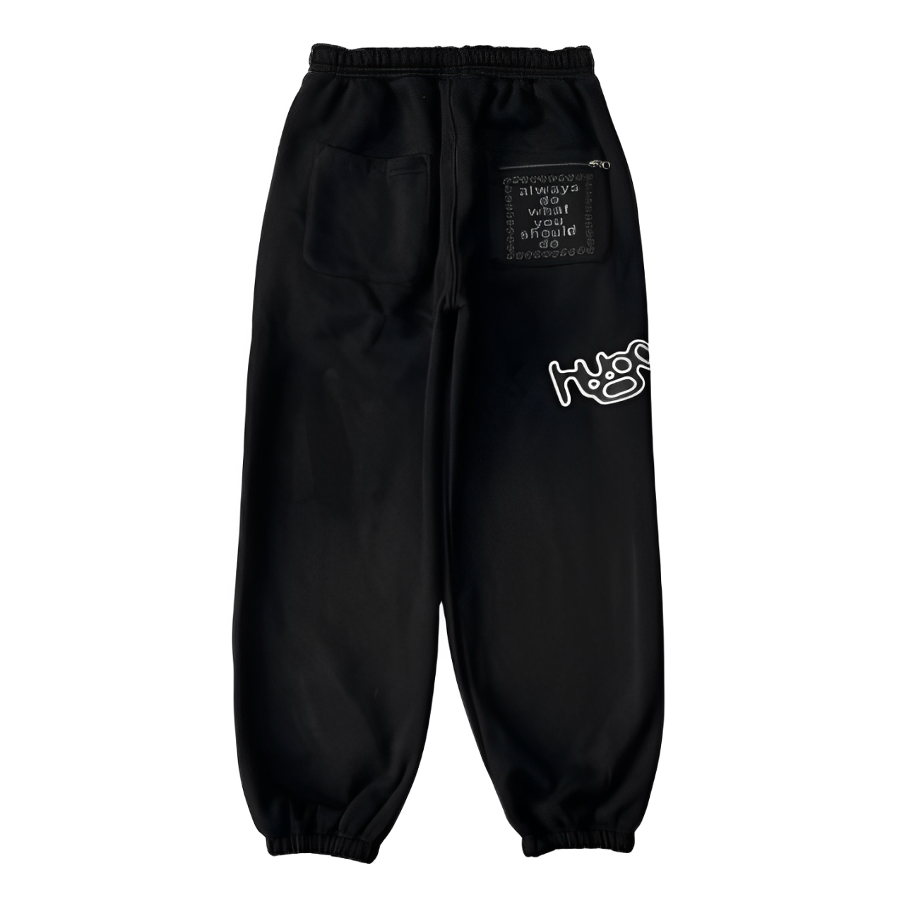 Loyle Carner x ADWYSD Joggers Black - STYL VAULT