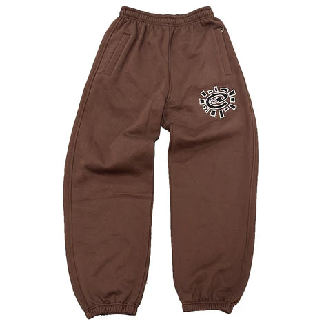 Always Do What You Should Do Sun Brown Embroidered Bottoms