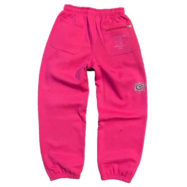 Always Do What You Should Do Sun Fuchsia Relaxed Bottoms