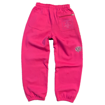 Always Do What You Should Do Sun Fuchsia Relaxed Bottoms