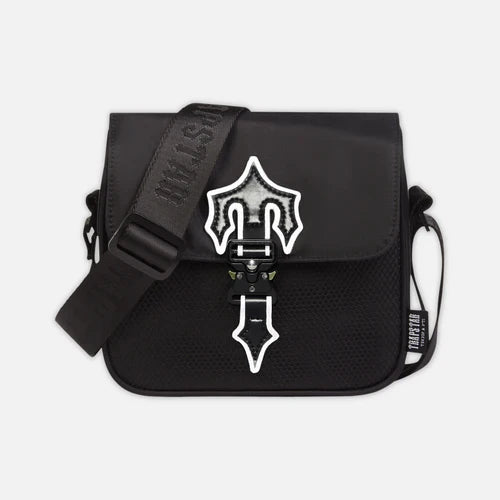 Trapstar Irongate Messenger Bag 1.0 - Black / White