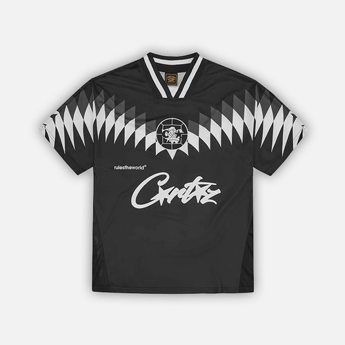 Corteiz Club RTW Football Jersey Black