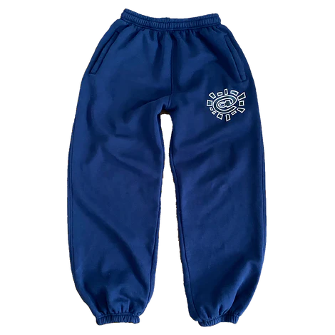 Always Do What You Should Do Sun Navy Relaxed Bottoms