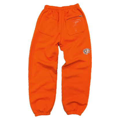 Always Do What You Should Do Sun Orange Embroidered Bottoms