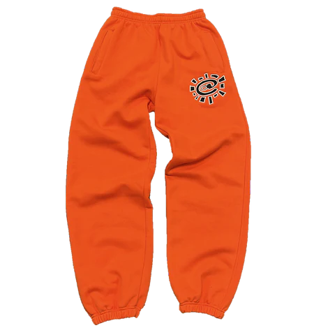 Always Do What You Should Do Sun Orange Embroidered Bottoms