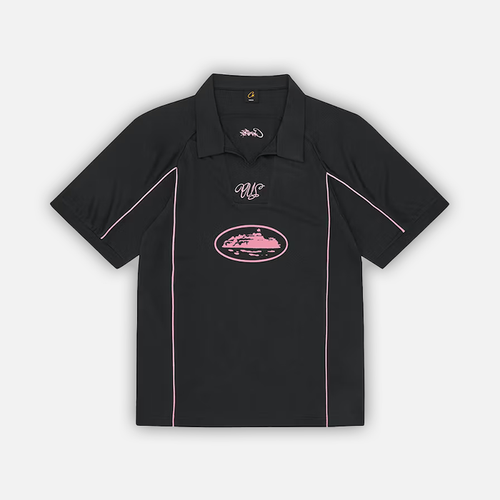 Corteiz Talismo Football Jersey Black/Pink