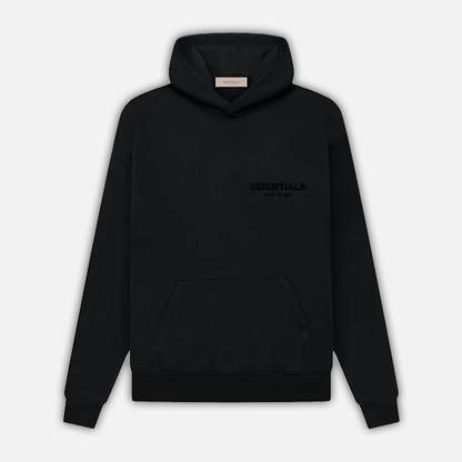 Essentials Fear Of God Stretch Limo Black Hoodie (SS22)