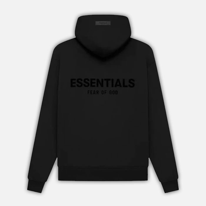 Essentials Fear Of God Stretch Limo Black Hoodie (SS22)