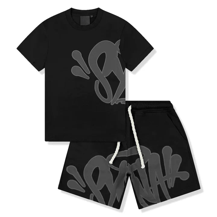 Syna World Black T-Shirt & Shorts