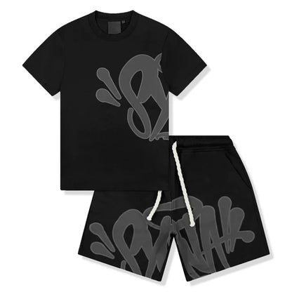 Syna World Black T-Shirt & Shorts