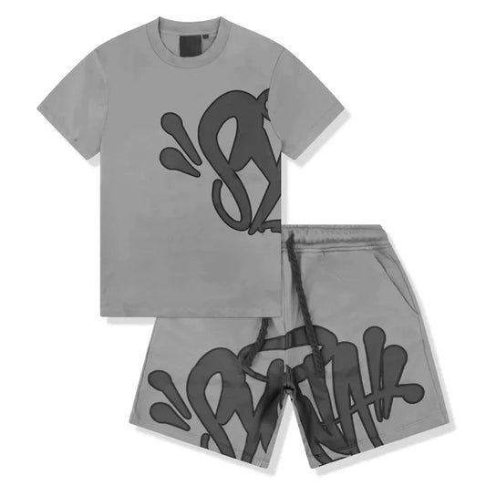 Syna World Grey T-Shirt & Shorts