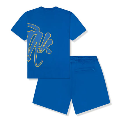 Syna World Blue Yellow T-Shirt & Shorts