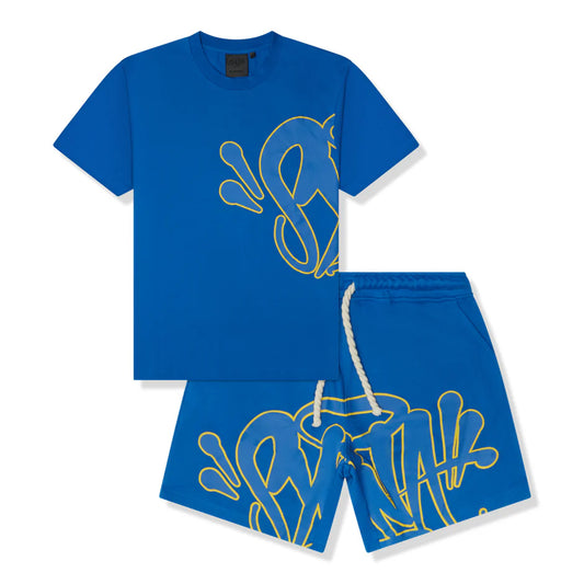 Syna World Blue Yellow T-Shirt & Shorts